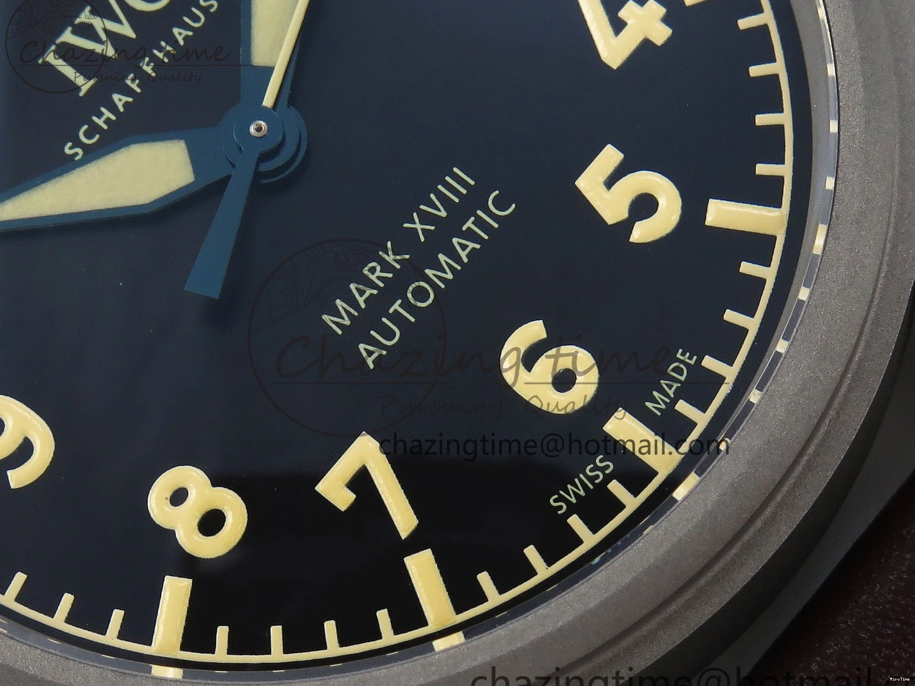 MIROTIME 0515 Pilot Mark XVIII Titanium BLSF 1:1 Best Edition Black Dial on Brown Leather Strap MIYOTA Popular 7020